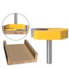 8x57mm Router Bit Bottom Surface Planing Woodworking Milling Cutter