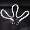 BriskSpring Bidet Hose Replacement, Ultra-Soft Silicone Shower Hose, 47 Inch