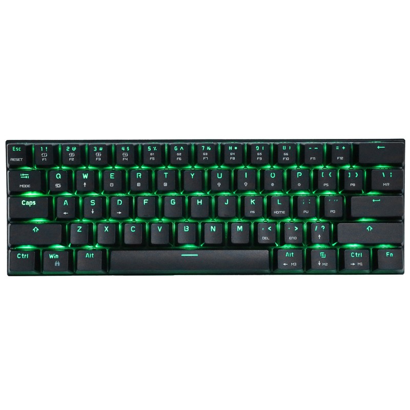 Mechanical Keyboard for Bluetooth Wireless DualMode RGB 61Key Computer Accessories