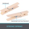 100pcs Clothes Pins Wooden Clothespins 3inch Heavy Duty Wood Clips
