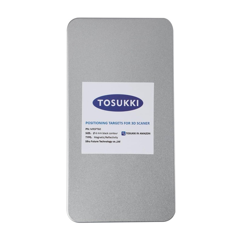 TOSUKKI 6mm Magnetic Positioning Targets with Black Contour for 3D