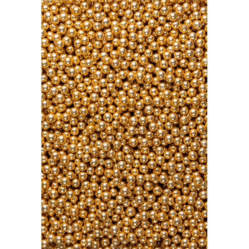 SPRINKLY - Metallic Pearls - Gold - 6mm - 30g