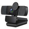 TECHFUN HD Webcam (1080P/30fps) for PC With Microphone, Plug &