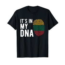 It's in my DNA Lithuania Flag Lithuanian Gift T-Shirt
