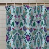 Catherine Lansfield Mya Tropical Bird 180x180cm Shower Curtain Panel Duck