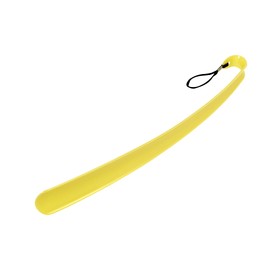 Homecraft 48223 Plastic Shoehorn, Easy-Hold Curved Handle, Smooth Plastic is Lightweight, 16.5" Length