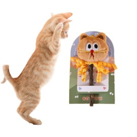 Pawdea Silvervine Chew Sticks for Indoor Cats, Catnip Toys for Indoor Cats, Kitten Chew Toys Teething Cat nip Toys for Indoor Cats Teething Toys for Kittens(Orange)