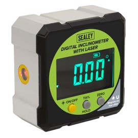 Sealey Digital Inclinometer with Laser - AK9991