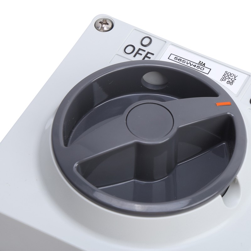 Outdoor Waterproof Switch Socket Isolation Dustproof Rotary OnOff Buttons Indicators