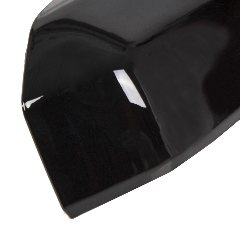 ECOTRIC Top Half Upper Driver/Passenger Side View Gloss Black Mirror