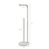 SunnyPoint Toilet Tissue Paper Roll Holder Round Base Stand with