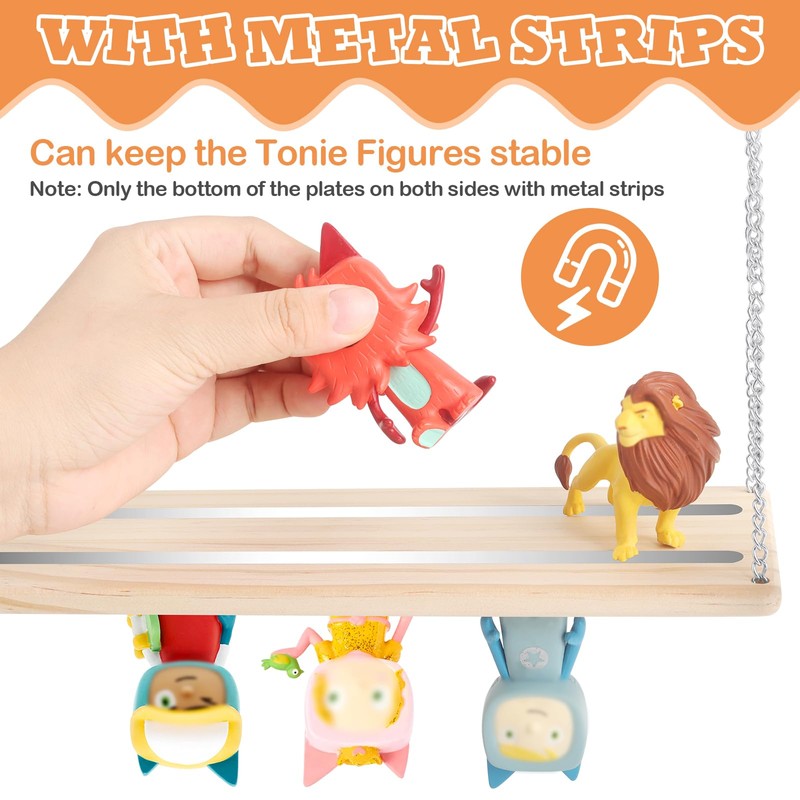 Taladad for Tonie Shelf,Tonies Storage for Creative Tonies Magnetic Wall