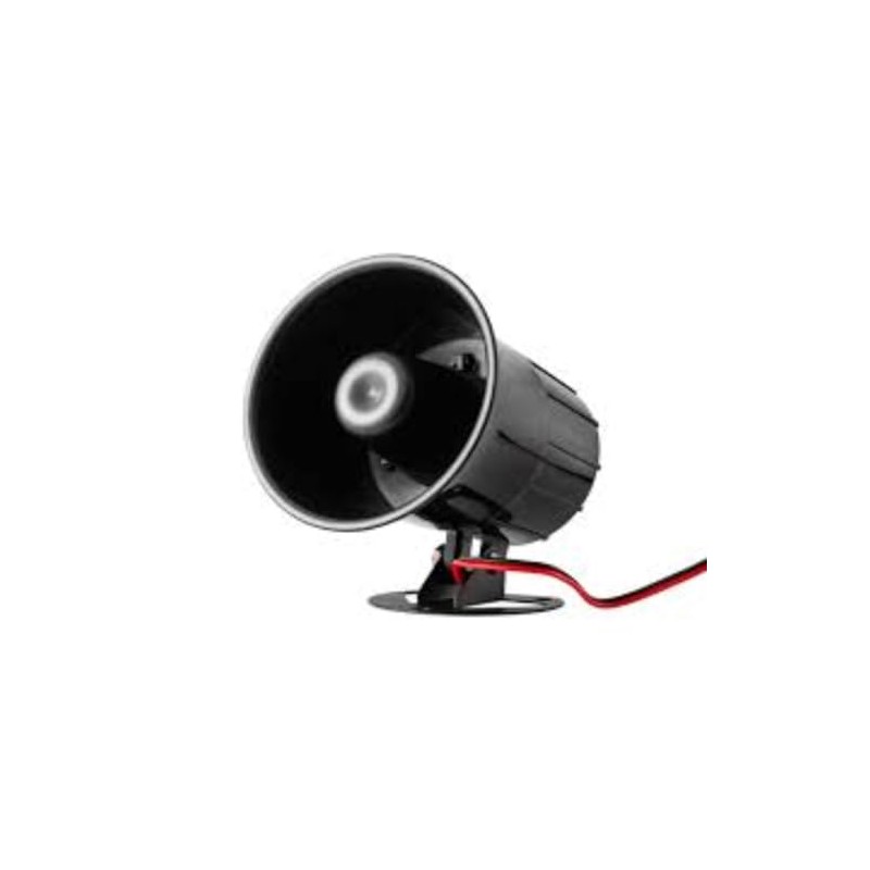 PATRON Car Alarm Viper Scytek Autopage Siren Speaker w Backup