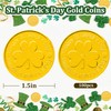 Gold Coins St Patricks Day,Gold Coins Plastic, Shamrock St Patricks