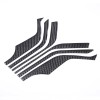 car-king888 Carbon Fiber Car Dashboard Side Panel Trim Accessories For