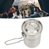 Camping Cup Pot, Backpacking Pot, Camping Mug Hiking Pot 1l
