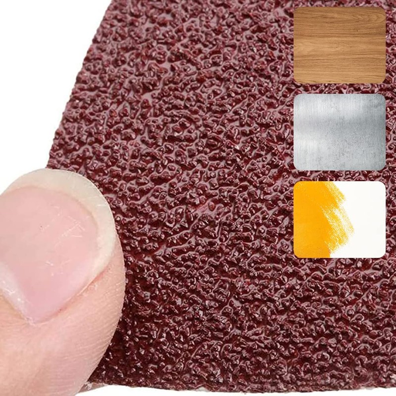 200pcs 80mm Triangle Sanding Pads Hook and Loop Grit 40/60/80/100/120/180/240