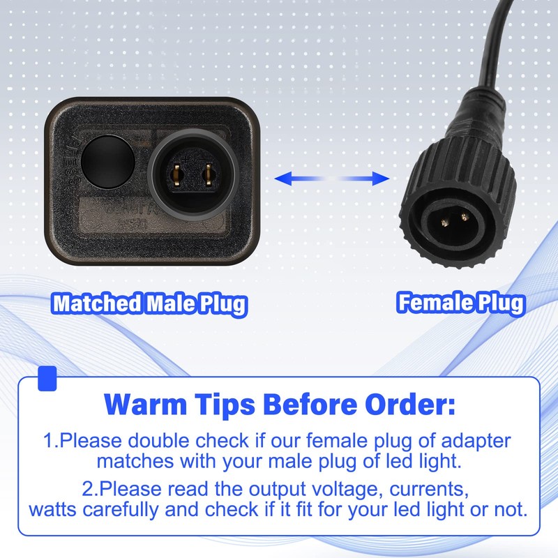 Moukeren 2 Pcs Class 2 Power Supply 30v LED Transformer