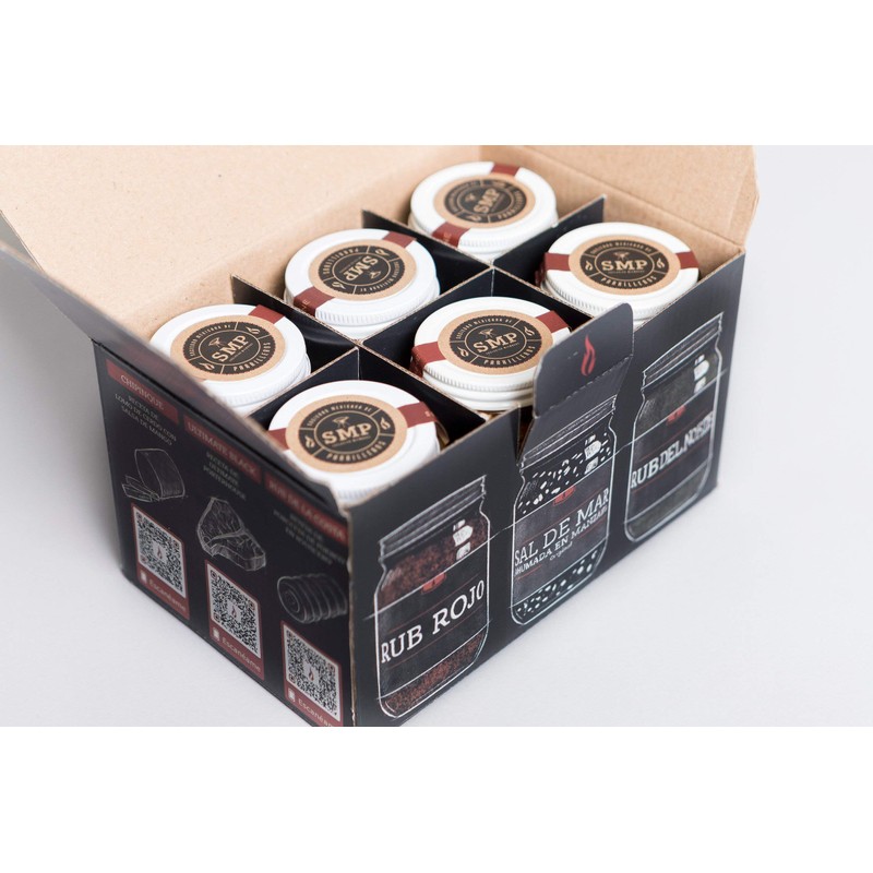 SMP Rubs Variety Pack - 6 count:Ultimate Black Rub, Original