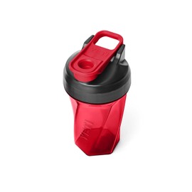 YETI Yonder 20 oz (591 ml) Shaker Bottle with Whisk-Free Helimix Technology, Leakproof Gym Bottle with Covered Spout & Quick Access Cap, Durable and Dishwasher Safe, Rescue Red