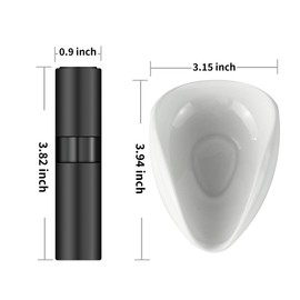 Generic Coffee Dosing Cup and Spray Bottle Set，Espresso Coffee Accessories For Reducing Coffee Power Static（white）, small