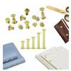Wanfoou 100 Sets Binding Chicago Screws,5 Size Screw Posts Bookbinding