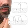 Goatee Shaving Template for Men with 5 Different Sizes, Beard