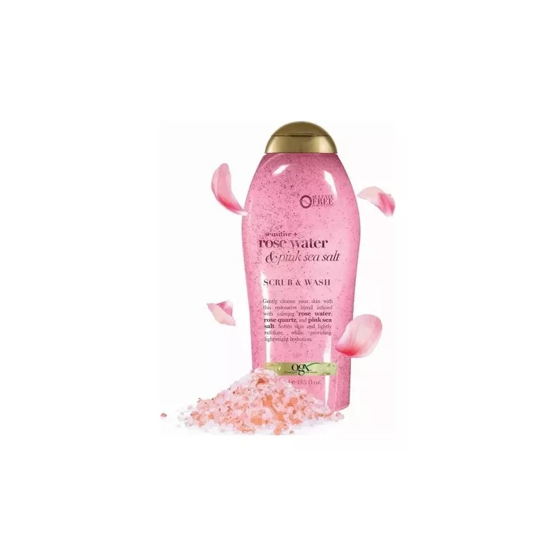 OGX Body Wash Exfoliante De Sal Rosa Y Agua De