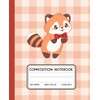 Kawaii Red Panda Composition Notebook – Cute Animal Journal |