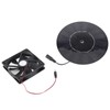 5W Chicken Coop Exhaust Ventilation Fan Monocrystalline Silicon Pet Cat