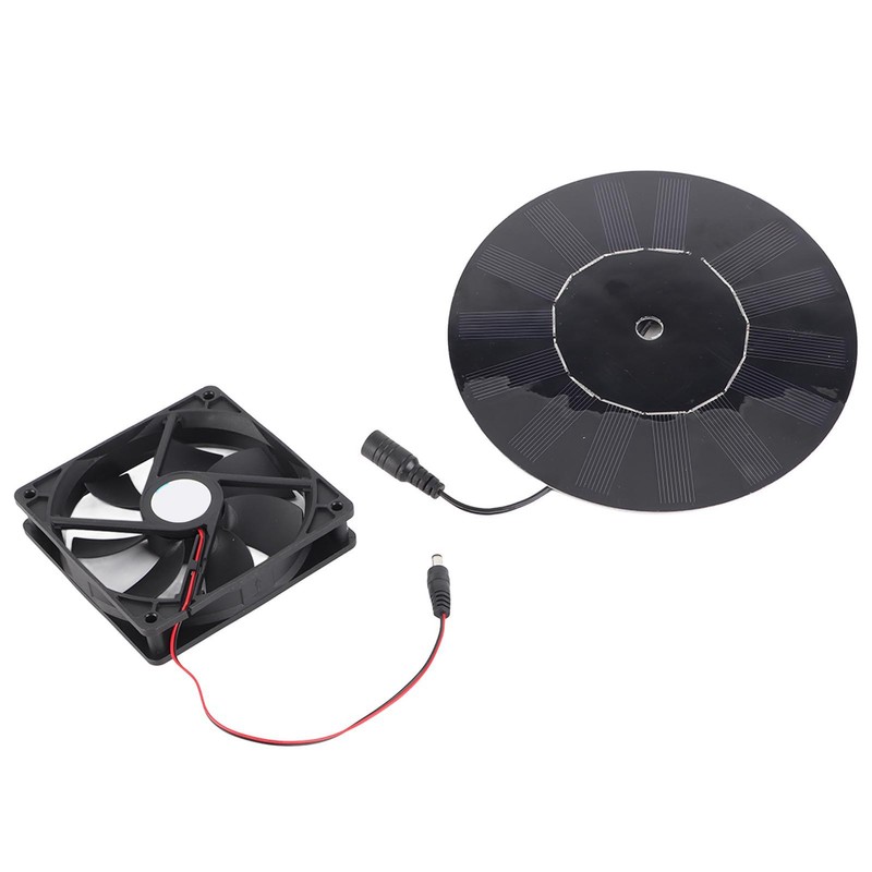 5W Chicken Coop Exhaust Ventilation Fan Monocrystalline Silicon Pet Cat