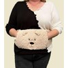 Fleece Waist Wrap Hot Water Bottle & Cover 1lt Brown