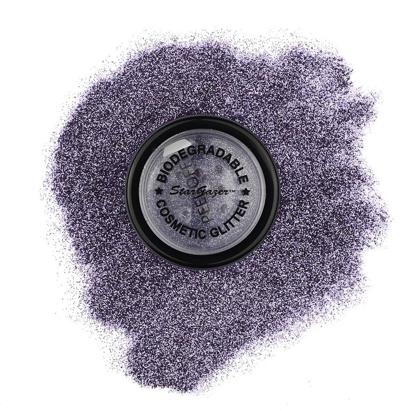 Stargazer Biodegradable Glitter Shaker - Violet. Festival Friendly Biodegradable Cosmetic