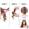 Hair Roller Set with Rat Tail Combs 28 Foam Rollers