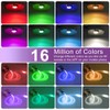 AZIMOM Bluetooth/RF Control 16W Twinkle Fiber Optic Light Source RGBW
