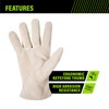 AWP Suede Leather Cowhide Work Gloves for Men and Women,