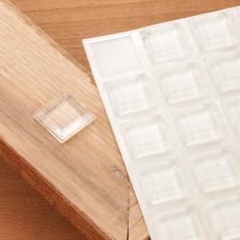 Door and Drawer Bumper, Clear .5" x .120" 25-Piece