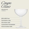 Drinique Unbreakable Coupe Champagne Glasses (Set of 4) 8oz Classic