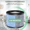 2 Pack C102 True HEPA Air Filter MA-01CW Replacement Filter
