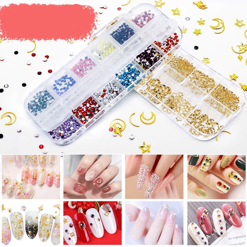 Nail Art Kit Professional Brush Decoration Thread Stamping Sticker Nail