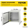 VEVOR NEMA Steel Enclosure 12×12×8,NEMA 4X Steel Electrical Box,IP66 Waterproof