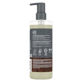 Dove Men+Care 2-in-1 Shampoo + Conditioner Ginger & Coconut Oil for Hydrated Hair, +Mineral Complex, 17.5 oz