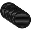 Vent Systems - 6 Inch (Inner) Pack of 5 Black