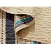 Chezmoi Collection 3-Piece Southwestern Geometric Tribal Quilt Set - Multicolor