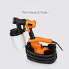 Paint Sprayer, HVLP 1100ml/min,800W Paint Gun, with 2 X 1200ml