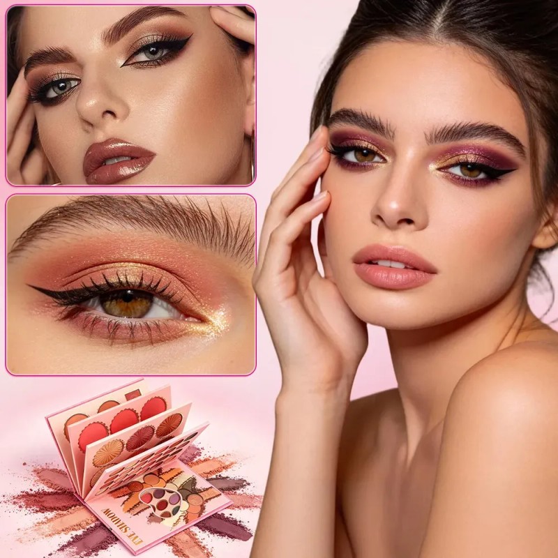 Paleta Sombras Contorno E Iluminación Todo En Uno