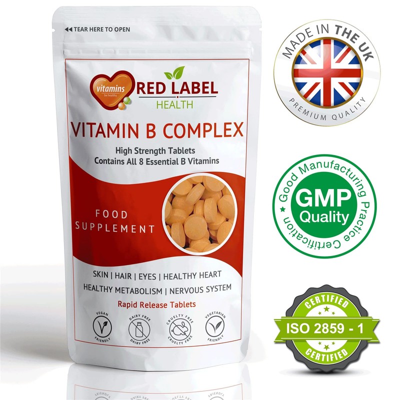 Vitamin B Complex High Strength, 90 Tablets (3 Months Supply)