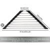Escurreplatos Triangular Enrollable Plegable Para Fregadero