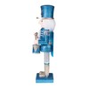 Clever Creations Blue Drummer 14 Inch Traditional Wooden Nutcracker, Festive