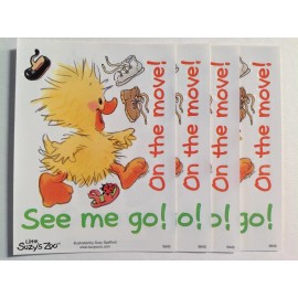Suzy's Zoo 4 Suzy's Zoo sticker sheets: Little Suzy on the move! 9843 (just $1 each)